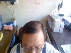 View from the front at 3 months, on Mar 10, 2013.